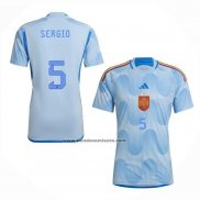 Camiseta Espana Jugador Sergio Segunda 2022