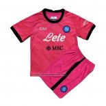 Camiseta Napoli Portero Nino 2022-23 Rosa