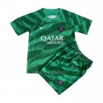 Camiseta Paris Saint-Germain Portero Nino 2023-24 Verde