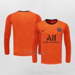 Portero Camiseta Paris Saint-Germain Manga Larga 2020-21 Naranja