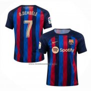 Primera Camiseta Barcelona Jugador O.Dembele 2022-23