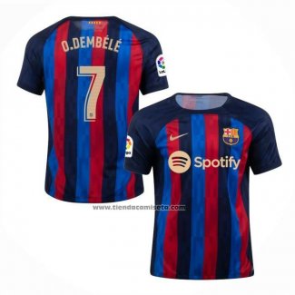Primera Camiseta Barcelona Jugador O.Dembele 2022-23