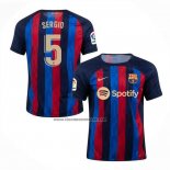 Primera Camiseta Barcelona Jugador Sergio 2022-23