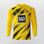 Primera Camiseta Borussia Dortmund Manga Larga 2020-21
