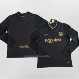 Segunda Camiseta Barcelona Manga Larga 2020-21