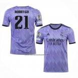 Segunda Camiseta Real Madrid Jugador Rodrygo 2022-23