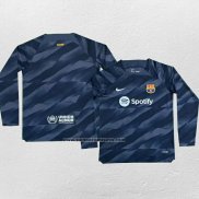 Camiseta Barcelona Portero Manga Larga 2023-24 Negro