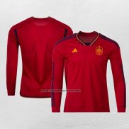 Camiseta Espana Primera Manga Larga 2022