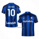 Camiseta Inter Milan Jugador Lautaro Primera 2022-23