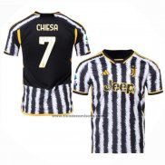 Camiseta Juventus Jugador Chiesa Primera 2023-24