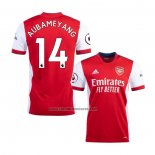 Primera Camiseta Arsenal Jugador Aubameyang 2021-22