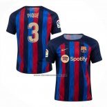 Primera Camiseta Barcelona Jugador Pique 2022-23