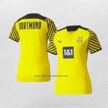 Primera Camiseta Borussia Dortmund Mujer 2021-22