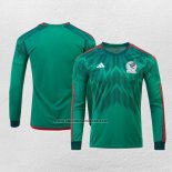 Primera Camiseta Mexico Manga Larga 2022