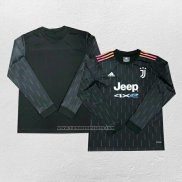 Segunda Camiseta Juventus Manga Larga 2021-22