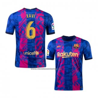 Tercera Camiseta Barcelona Jugador Xavi 2021-22