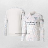 Tercera Camiseta Manchester City Manga Larga 2020-21