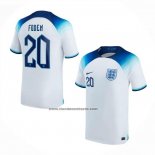 Camiseta Inglaterra Jugador Foden Primera 2022