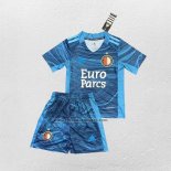 Portero Camiseta Feyenoord Nino 2021-22 Azul