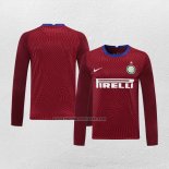 Portero Camiseta Inter Milan Manga Larga 2020-21 Rojo