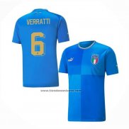 Primera Camiseta Italia Jugador Verratti 2022