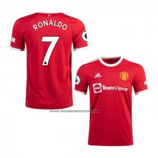 Primera Camiseta Manchester United Jugador Ronaldo 2021-22