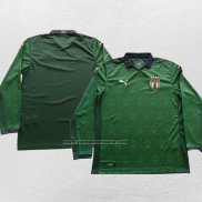 Tercera Camiseta Italia Manga Larga 2020