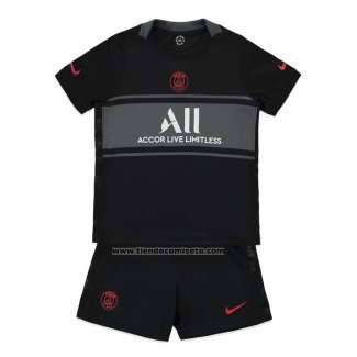 Tercera Camiseta Paris Saint-Germain Nino 2021-22