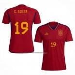 Camiseta Espana Jugador C.Soler Primera 2022