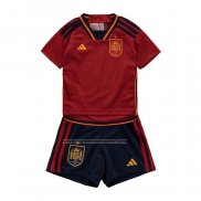 Camiseta Espana Primera Nino 2022