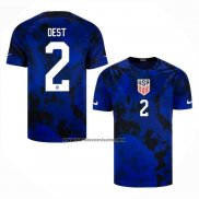 Camiseta Estados Unidos Jugador Dest Segunda 2022