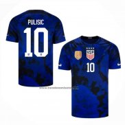 Camiseta Estados Unidos Jugador Pulisic Segunda 2022