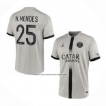 Camiseta Paris Saint-Germain Jugador N.Mendes Segunda 2022-23