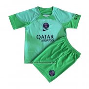 Camiseta Paris Saint-Germain Portero Nino 2022-23 Verde