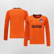 Portero Camiseta Atletico Madrid Manga Larga 2020-21 Naranja
