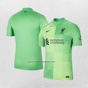 Portero Camiseta Liverpool 2021-22 Verde