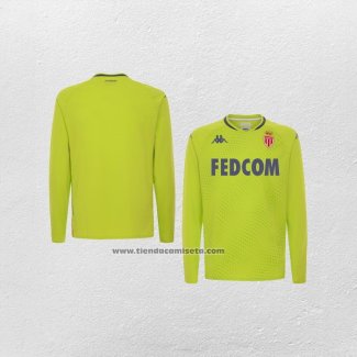 Portero Camiseta Monaco Manga Larga 2020-21 Verde