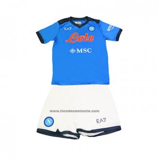 Primera Camiseta Napoli Nino 2021-22