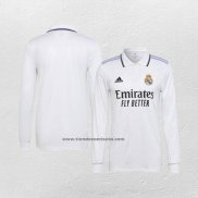 Primera Camiseta Real Madrid Manga Larga 2022-23