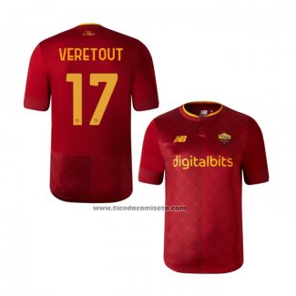 Primera Camiseta Roma Jugador Veretout 2022-23