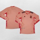 Primera Portero Camiseta Espana Manga Larga 2020