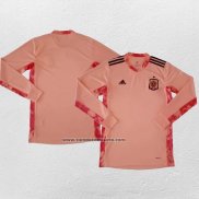 Primera Portero Camiseta Espana Manga Larga 2020