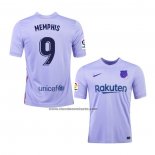 Segunda Camiseta Barcelona Jugador Memphis 2021-22