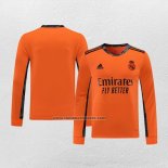 Segunda Portero Camiseta Real Madrid Manga Larga 2020-21