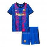 Tercera Camiseta Barcelona Nino 2021-22