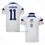 Camiseta Estados Unidos Jugador Aaronson Primera 2022