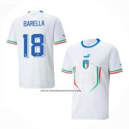 Camiseta Italia Jugador Barella Segunda 2022