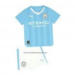 Camiseta Manchester City Primera Nino 2023-24