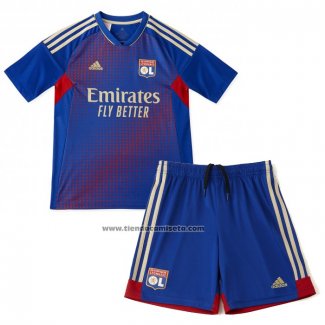 Cuarto Camiseta Lyon Nino 2022-23