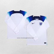 Primera Camiseta Inglaterra Manga Larga 2022